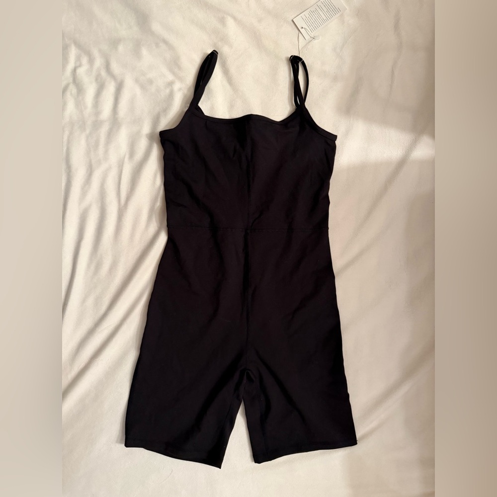 Black One Piece Workout Romper - NWT